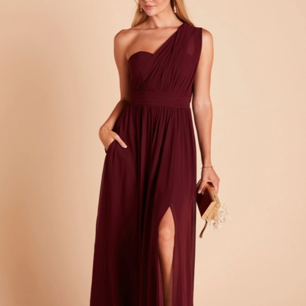 BIRDY GREY GRACE CONVERTIBLE DRESS in CHIFFON CABERNET